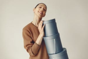 a woman who has created a successful brand image