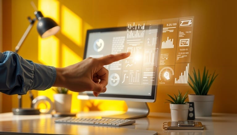 website trafiği ile ilgilenen uzman görseli