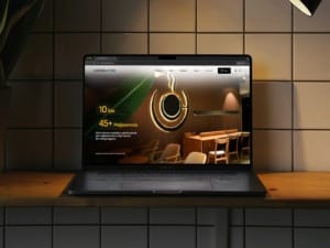 corporate website visuals website design work