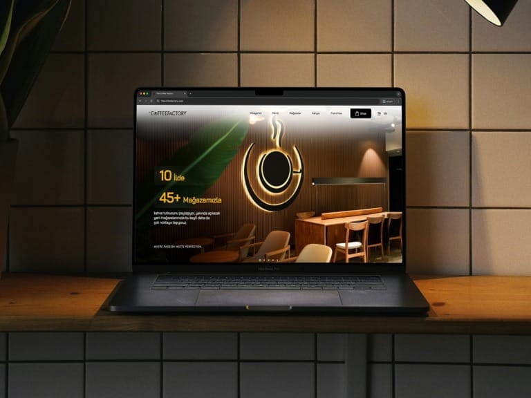 corporate website visuals website design work