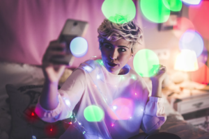 The use of artificial intelligence on social media, social media content visuals.