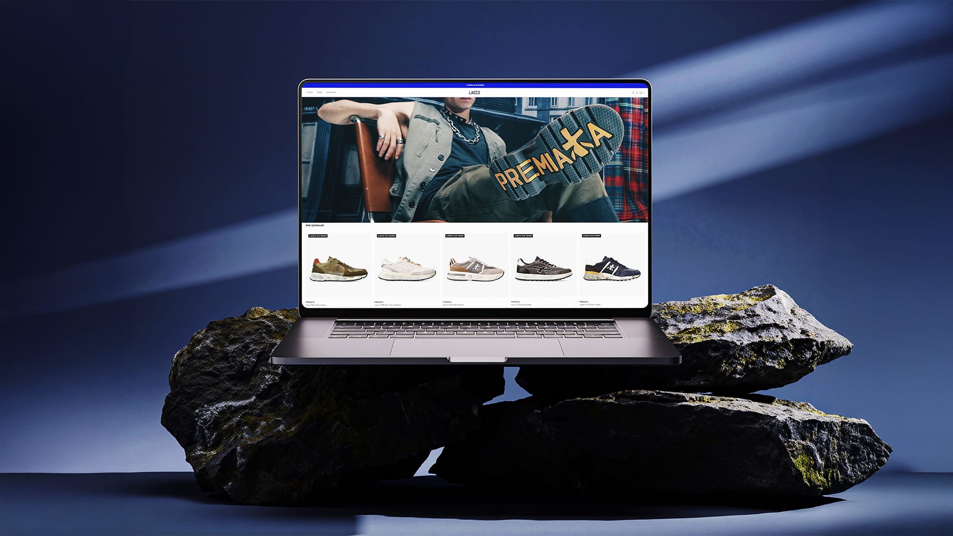 Laces web sitesi tasarımı ve dijital marka deneyimi geliştirme