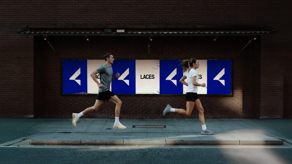 laces logo branding