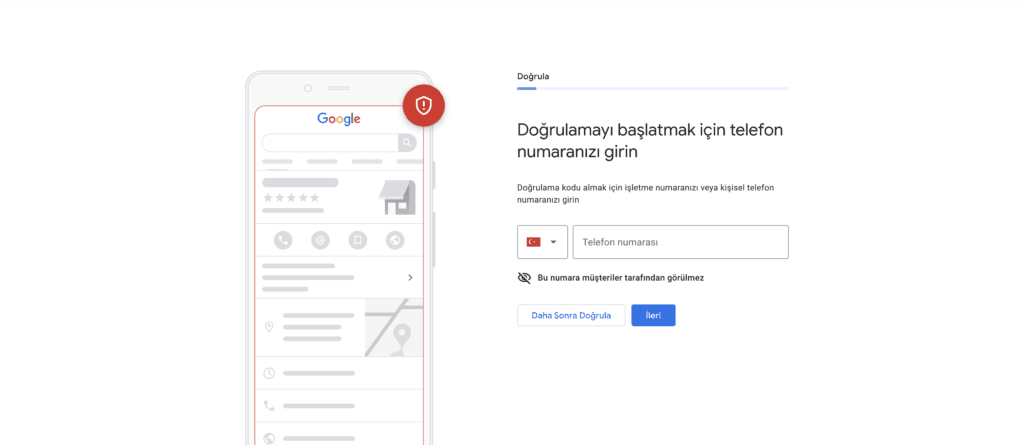 Google Business Registration Verification