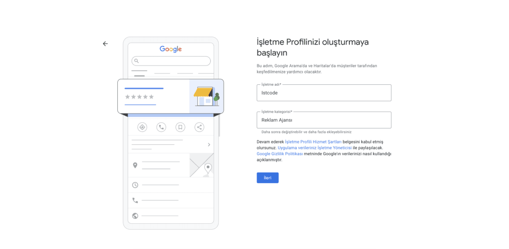 Adding a business to Google