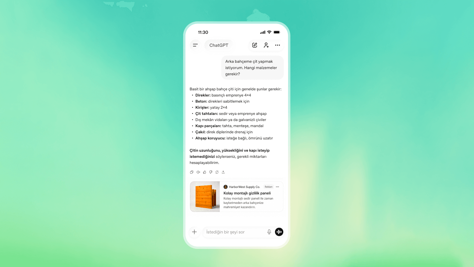 ChatGPT Ads